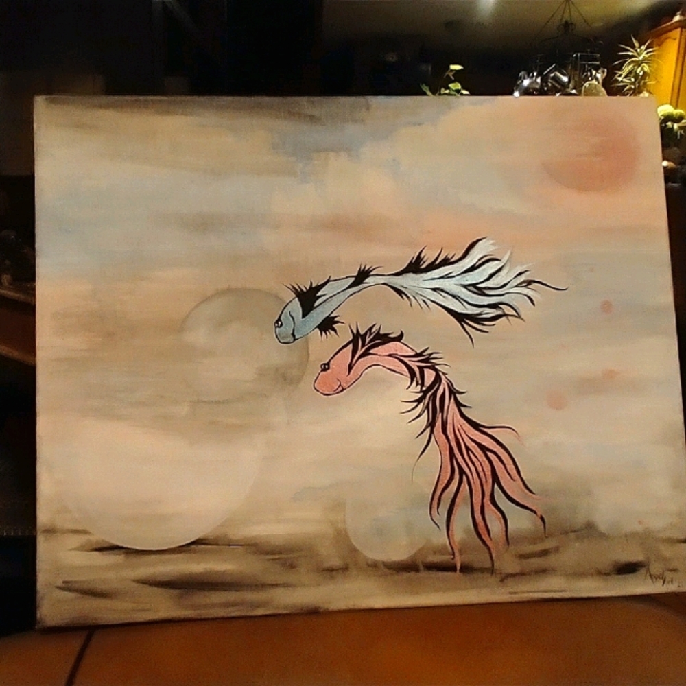 *Holiday Sale* 🇨🇦Painting 'Siamese Daydream